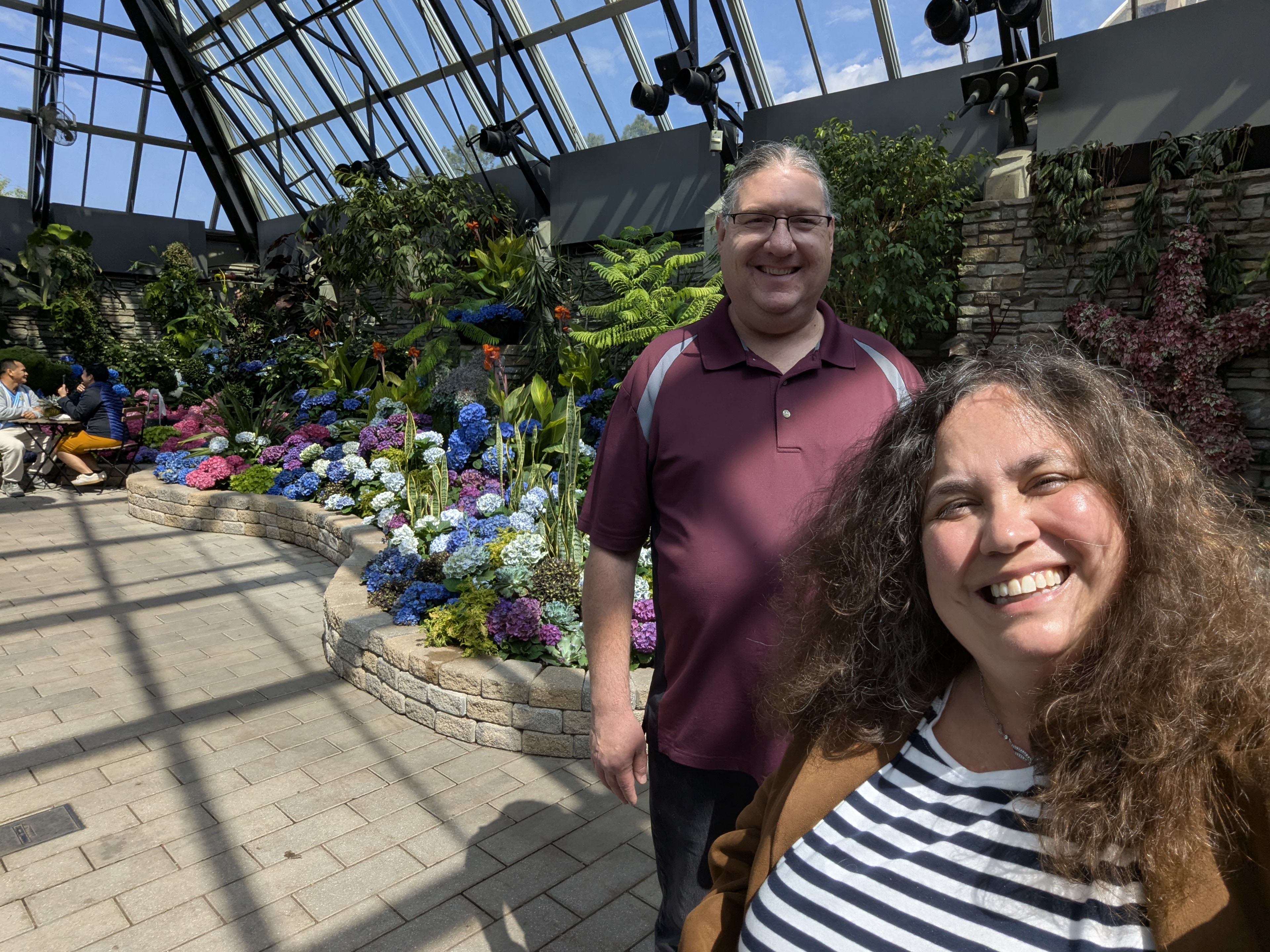 Birthday Trip to Canada, Edmonton, Pyramids, Muttart Observatory, Kari Sanders, Michael Sanders